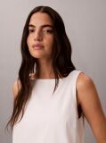 Alb Denim Shift Dress  Femei