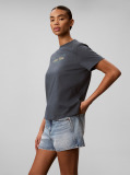 Blue Two-Tone Logo Crew Neck T-Shirt  Women