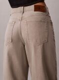Gri Blugi Cu Croiala Barrel Si Lungime Cropped  Femei