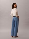 Denim Blugi Cu Croiala Wide Leg  Femei