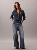 Denim Blugi Cu Croiala Larga  Femei