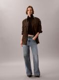 Denim Blugi Baggy Cu Talie Joasa  Femei