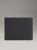 Black Leather RFID Billfold Wallet  Men