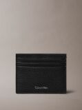 Negru Portcard Cu Logo In Relief  Barbati