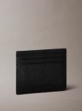 Negru Portcard Cu Logo In Relief  Barbati