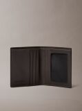 Brown Allover Monogram Logo Bifold Wallet  Men