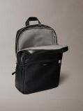 Negru Rucsac Patrat Compact Cu Textura Micro Pebble  Barbati