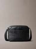 Negru Geanta Crossbody Cu Emblema Logo Integral  Barbati