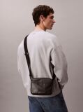 Negru Geanta Crossbody Cu Emblema Logo Integral  Barbati
