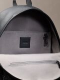Negru Rucsac Cu Prindere Pe Troller Si Emblema Embosata  Barbati