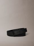 Negru Curea Reversibila Din Piele Full-Grain  Barbati