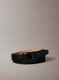 Negru Curea Din Piele Full-Grain  Barbati