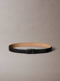 Negru Curea Din Piele Full-Grain  Barbati