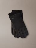 Negru Manusi Din Piele Moale Compatibile Cu Ecranele Tactile  Barbati