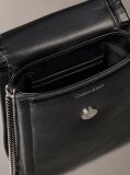 Negru Geanta Crossbody Pentru Telefon Cu Logo Emblematic  Femei