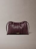 Rosu Geanta Crossbody Plisata  Femei