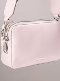 Roz Geanta Stucturata Crossbody Convertibila Cu 2 Bretele  Femei