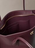 Rosu Geanta Tote Cu Logo Monogram Si Accesorii Metalice  Femei