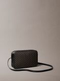 Negru Geanta Tip Camera Din Jacquard Cu Monograma Logo Integral  Femei
