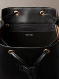 Negru Rucsac Cu Clapeta Si Logo Foil  Femei