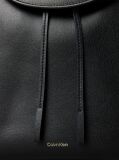 Negru Rucsac Cu Clapeta Si Logo Foil  Femei
