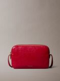 Rosu Geanta Crossbody Cu Logo Din Folie Lucioasa  Femei