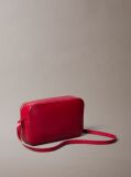 Rosu Geanta Crossbody Cu Logo Din Folie Lucioasa  Femei