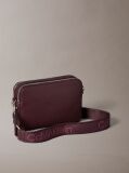 Rosu Geanta Crossbody Cu 2 Barete Si Logo  Femei