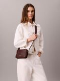 Rosu Geanta Crossbody Cu 2 Barete Si Logo  Femei