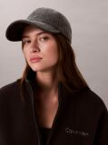 Grey Burnout Emblem Logo Denim Cap  Women