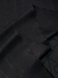 Black Allover Emblem Logo Shine Scarf  Women