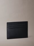 Negru Portcard Cu Impresie Sculptata  Barbati