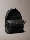 Black Logo Backpack  Men