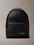 Black Logo Backpack  Men