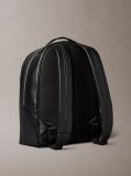 Black Logo Backpack  Men