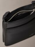 Black Logo Crossbody Bag  Men
