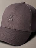 Grey Twill Logo Cap  Men