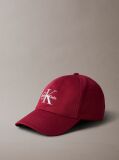 Rosu Sapca Baseball Cu Logo Monogram Brodat  Barbati