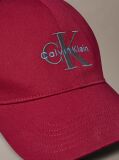 Rosu Sapca Baseball Cu Logo Monogram Brodat  Barbati