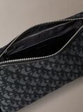 Negru Geanta De Umar Jacquard Cu Logo  Femei