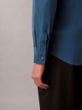 Blue Slim Stretch Button-Down Shirt  Men