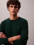 Verde Pulover Clasic Din Lana Merino  Barbati