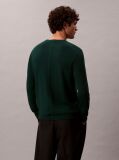 Verde Pulover Clasic Din Lana Merino  Barbati