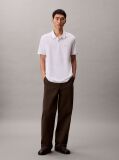 White Piqué Tipping Polo Shirt  Men