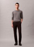 Black Slim Sateen Chino Trouser  Men