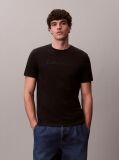 Negru Tricou Cu Logo Grafic  Barbati