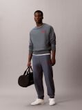 Albastru Pantaloni Jogger Lejeri Cu Logo Brodat  Barbati