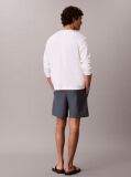 Albastru Pantaloni Scurti Jogger Cu Logo Brodat  Barbati