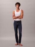 Denim Blugi Skinny Cu Efect Uzat  Barbati