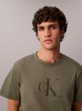 Green Monogram Logo T-Shirt  Men